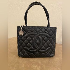 Chanel Caviar Quilted Medallion Tote